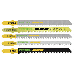 25-Piece Festool Jigsaw Blade Assortment (204275)