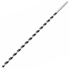 1/2'' Fisch Extended-Length Chrome Vanadium Brad Point Drill Bit, 9-13/16'' Long