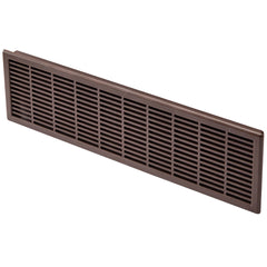 White Rectangular Vent Grill, Fits 2-3/8'' x 8-5/8'' Opening