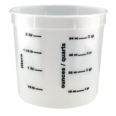 Leaktite Clear Multi-Mix Container, 2.5 qt.