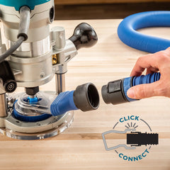 Dust Right Whirlwind Router Dust Extraction System with Click-Connect