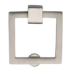 2-1/2''  Large Square Cabinet Drop Pull, Satin Nickel