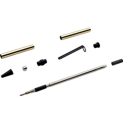 Slimline Pencil Hardware Kit - Black Chrome