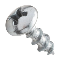 Centerline #6 x 3/8'' Pan Head Phillips Cabinet Hardware Mounting Screws, Zinc, 100-Pack