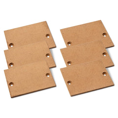 Replacement Zero-Clearance Inserts for Rockler Deluxe Spline Jig, 6-Pack