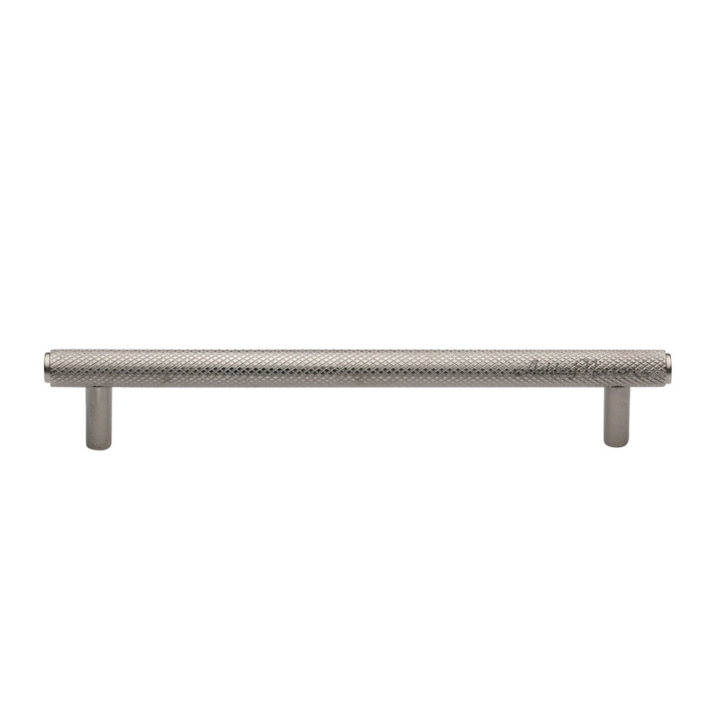 11-1/4''  Basel Knurled Cabinet Pull, Satin Nickel