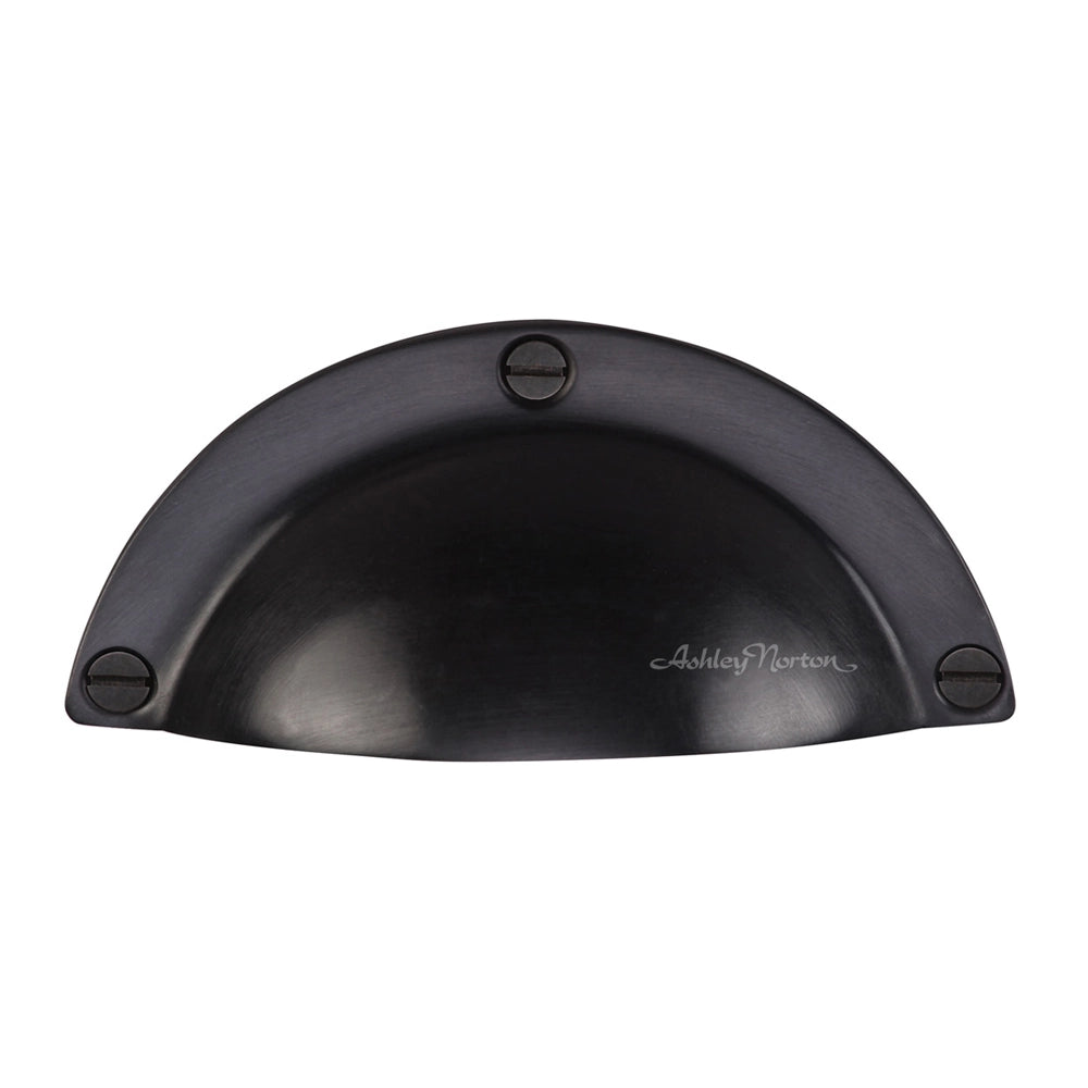 3-3/4''  Front Mounted Cabinet Bin Pull, Dark  Oil-Rubbed