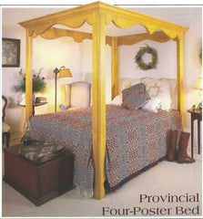 Four-Poster Bed Downloadable Plan