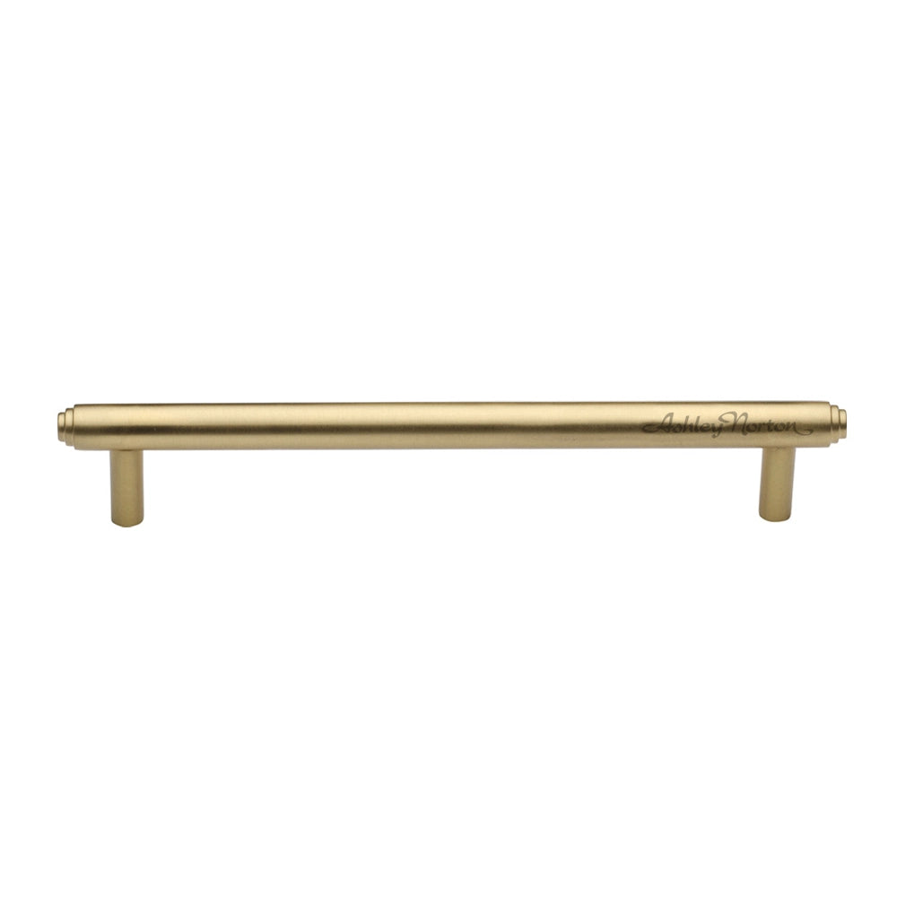 11-1/4''  Geneva Cabinet Pull, Satin Brass