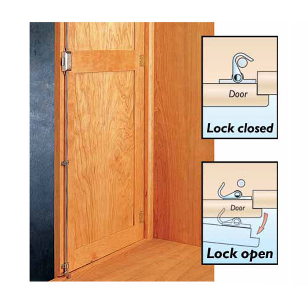 Gang lock for tall doors