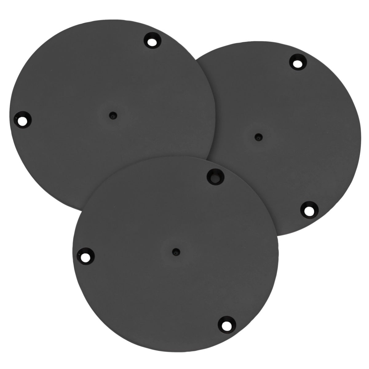3-Pack Blank Inserts for Rockler Snap-Lock Zero-Clearance Insert Ring