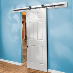 I-Semble Rolling Door Hardware Kit, Top Mount, Black