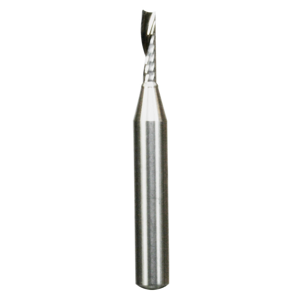 Freud #73-762 O-Flute Up-Cut Spiral Solid Carbide CNC Router Bit, 1/8'' Dia. x 1/2'' H x 1/4'' Shank