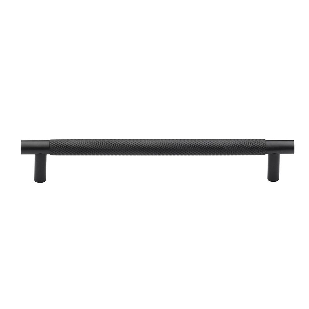 7''  Bern Knurled Cabinet Pull, Dark  Oil-Rubbed