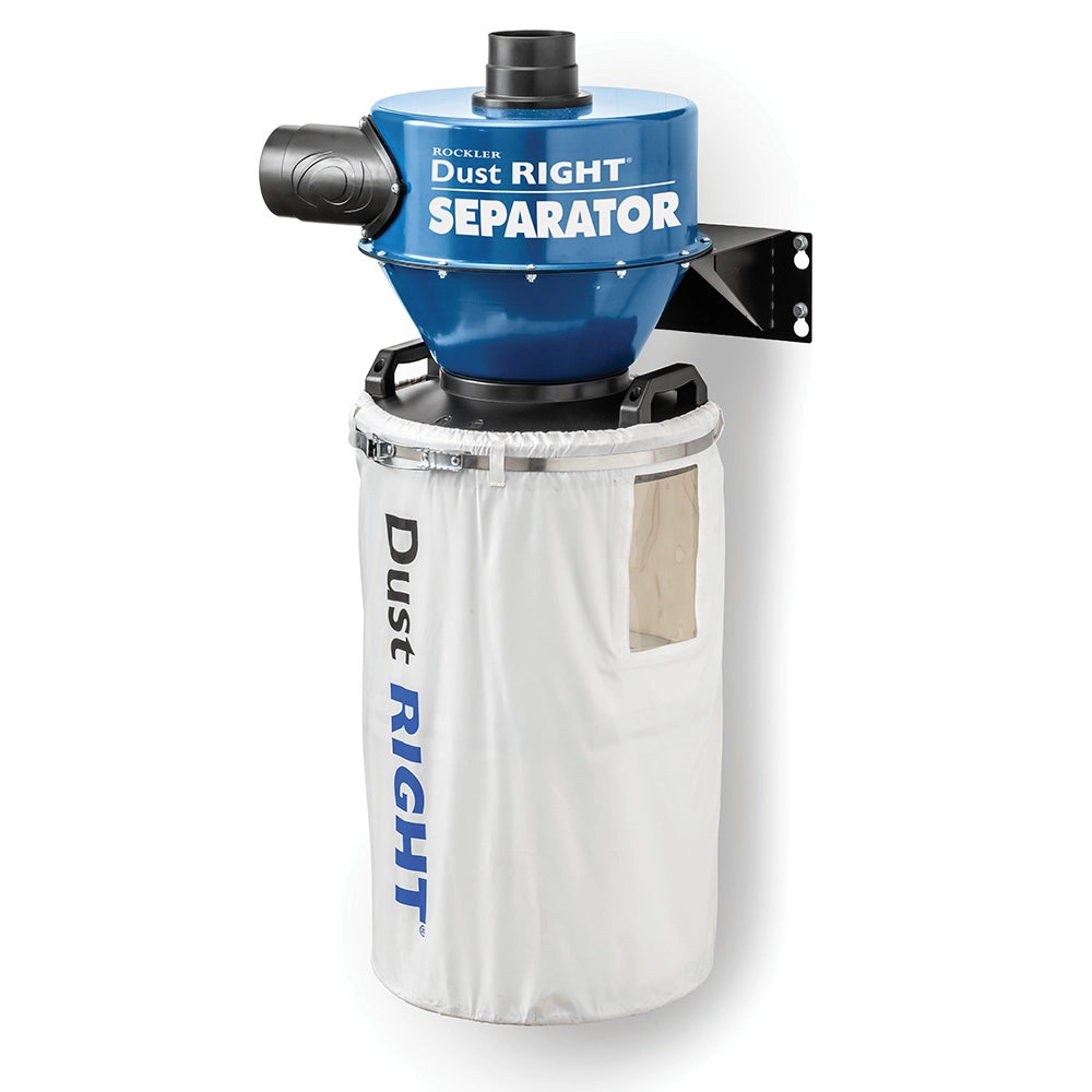 Dust Right 4'' Wall-Mount Cyclone Dust Separator