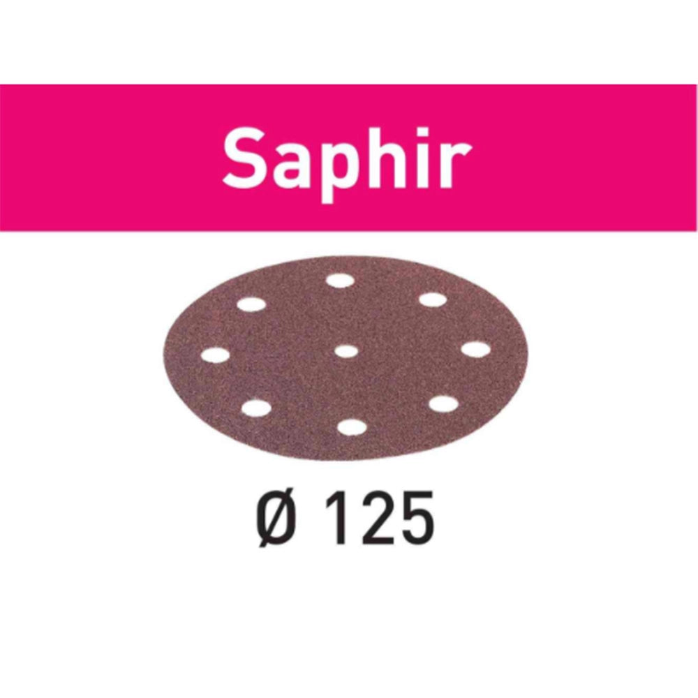 24-Grit 5'' Festool Saphir D125 Abrasive Discs, 25-Pack (493124)