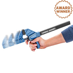 6'' Rockler Medium-Duty Spring-Loaded One-Handed Bar Clamp