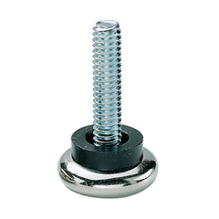 Polished Nickel Glide, Screw on, 1-1/16" Dia.