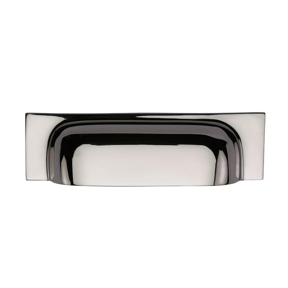 8-3/4''  Industrial Cabinet Bin Pull, Polished Nickel