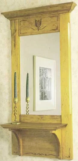Country Pine Mirror & Shelf Downloadable Plan