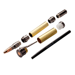 Over/Under Shotgun Rollerball Bullet Pen Hardware Kit - Gun Metal