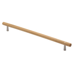 14-7/8''  Tubular Designer Wood Cabinet Pull, Oak