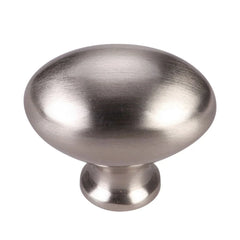 1-1/4''  Egg Cabinet Knob, Satin Nickel