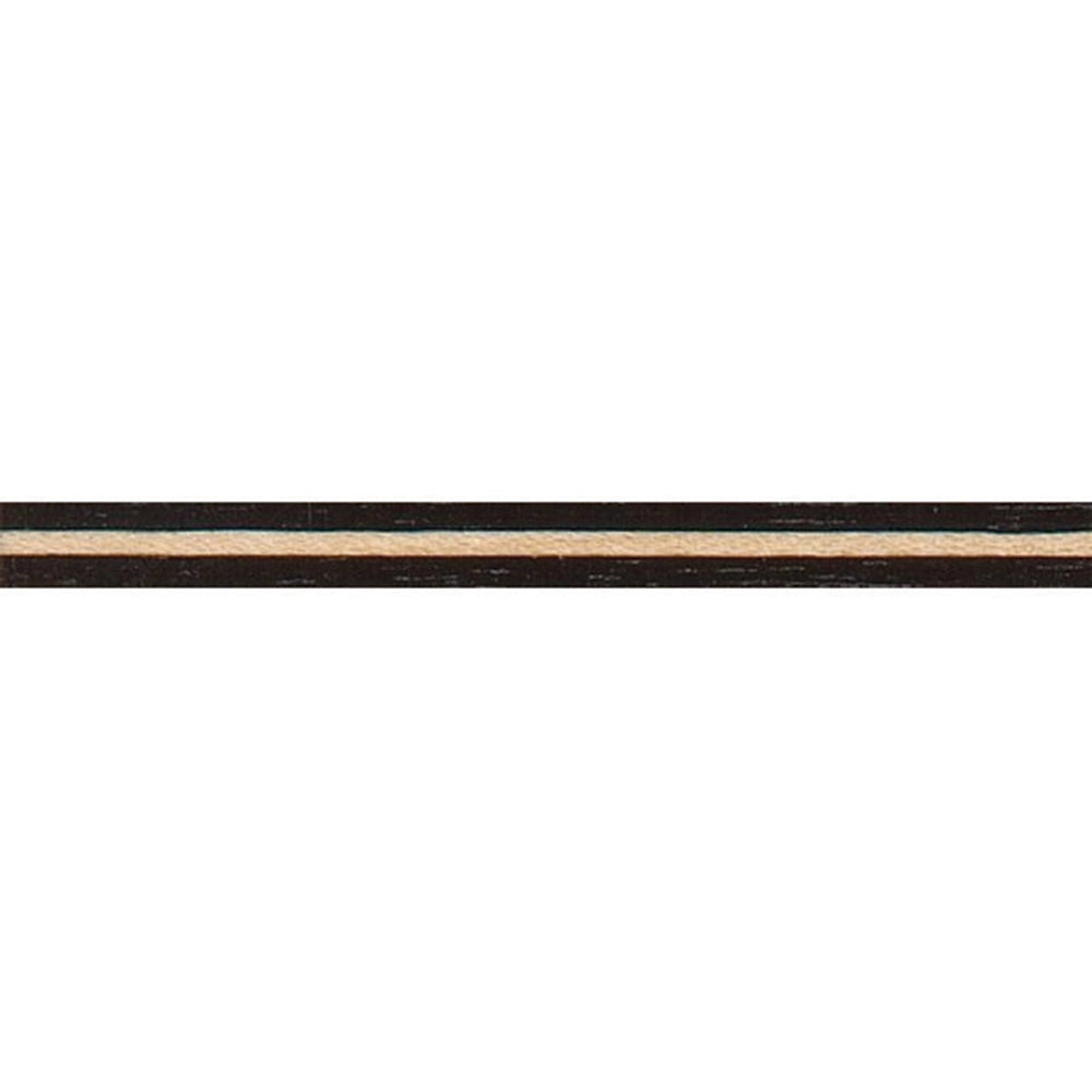 Black Maple Striped Inlay Banding, 3/16'' W