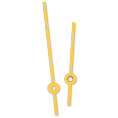 Slim Clock Hands, 3-3/4'', Gold