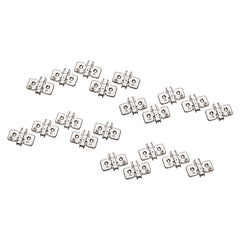 Blum® 173H7100 CLIP Top Frameless Mounting Plates, 20-Pack
