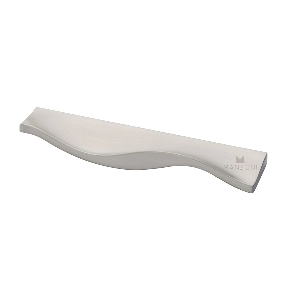 5-3/8''  Wave Cabinet Pull, Satin Nickel