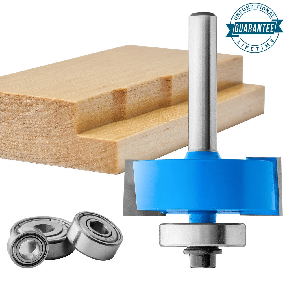 Rockler 1/4" Shank Rabbeting Bit Set