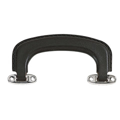 Light brown Genuine Leather Handles, Brass Plated Finish Hardware