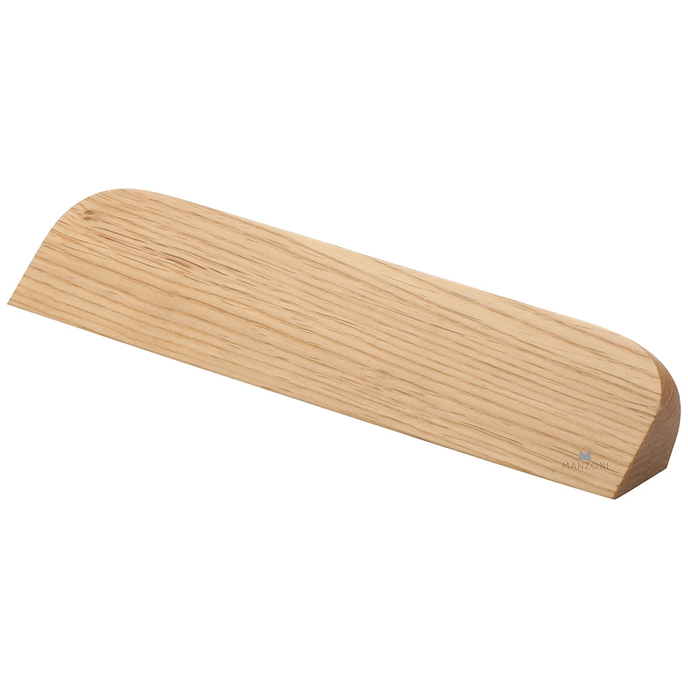 Oak Angled Pull, 160mm CTC
