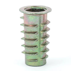 Threaded Insert for Soft Wood - Flanged - 3/8-16 x 13mm