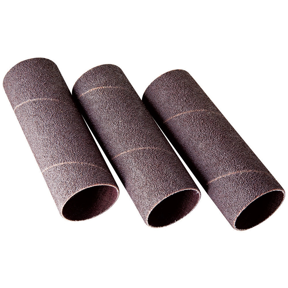 1" x 4-1/2", 50 Grit 3-Pack Sanding Sleeves for Oscillating Spindle Sander
