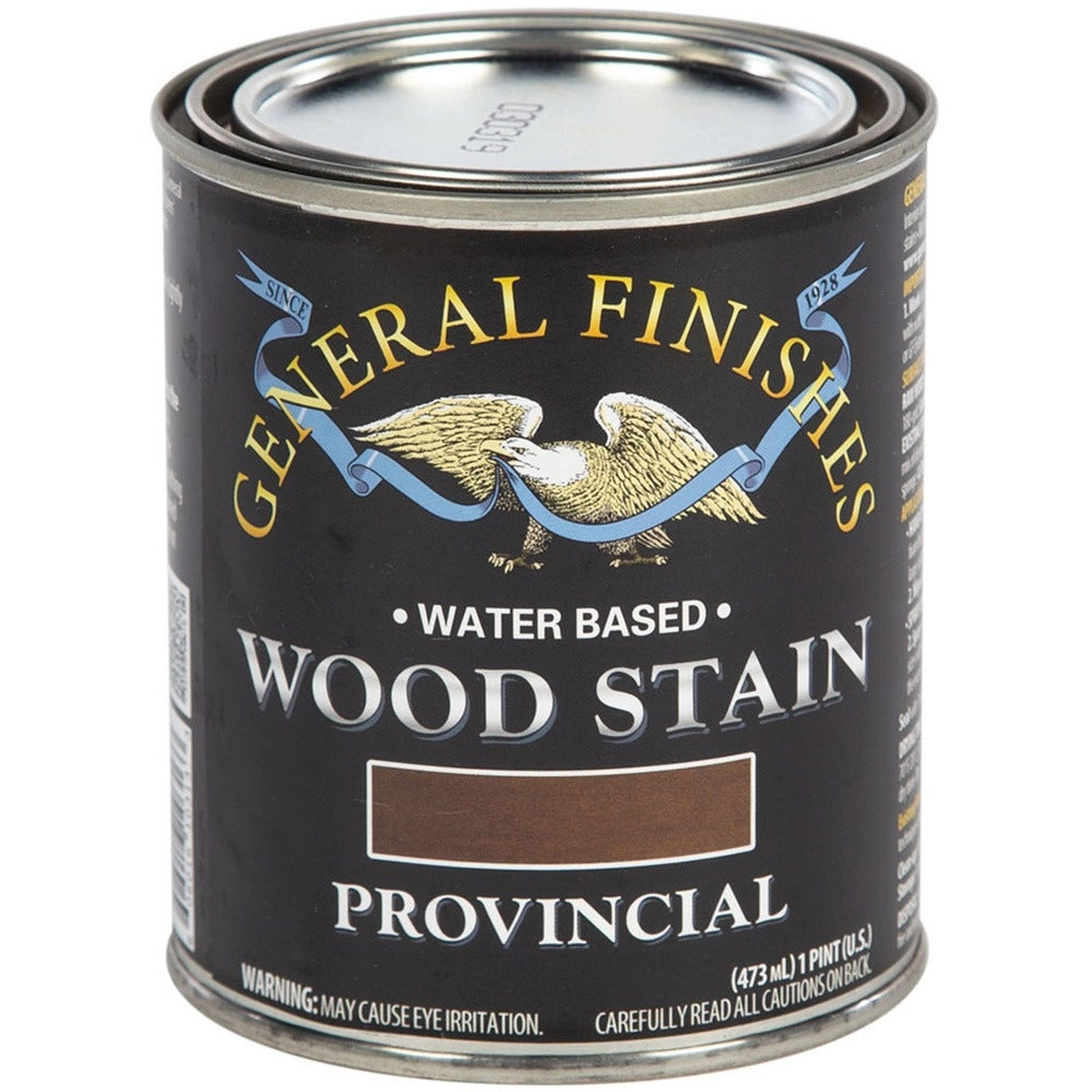 General Finishes Water-Based Wood Stain, Provincial, Pint
