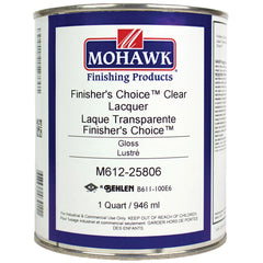Mohawk Finisher's Choice Clear Lacquer, Quart, Gloss