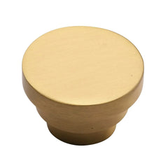 1-1/4''  Round Step Cabinet Knob, Dark  Oil-Rubbed