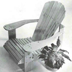 Woodworker's Journal Adirondack Lawn Chair Plan - Reprint