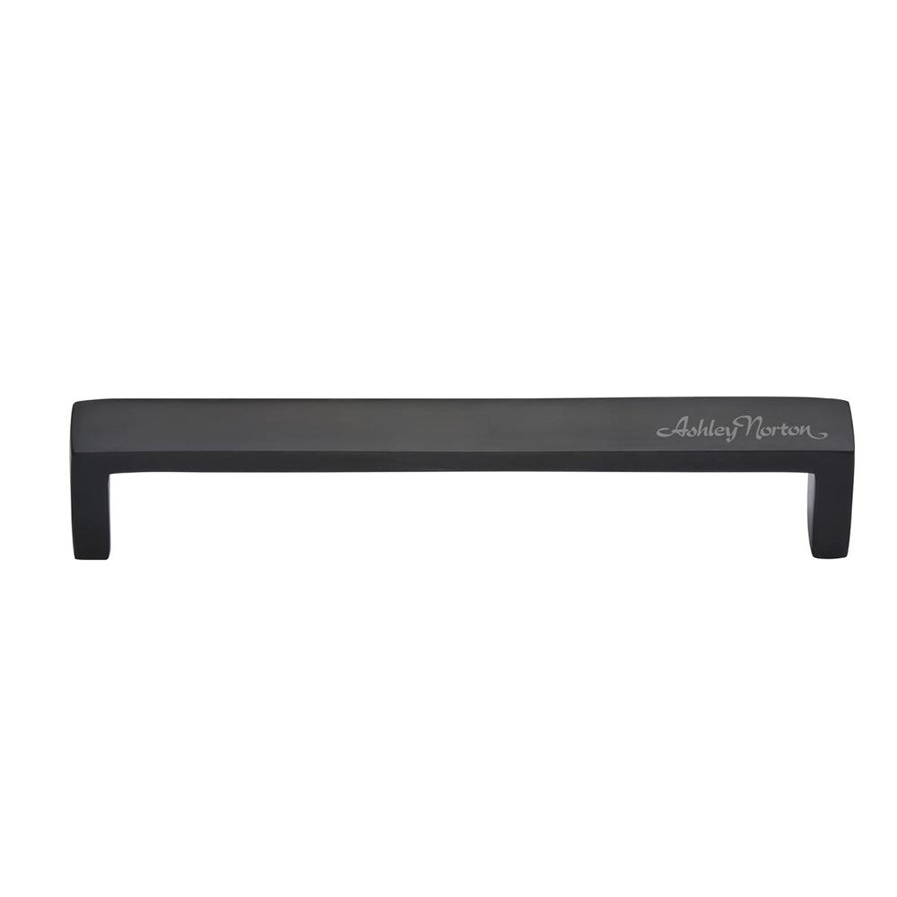 8-1/4''  Wide Modern Cabinet Pull, Flat Black