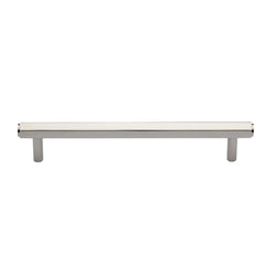 9-1/4''  Hex Modern Cabinet Pull, Polished Nickel
