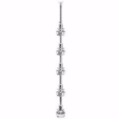 22" (560 mm) Diameter D-Shaped Shelves, White (6265-22-11-52)
