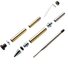 Cuban Pen Hardware Kit - Chrome