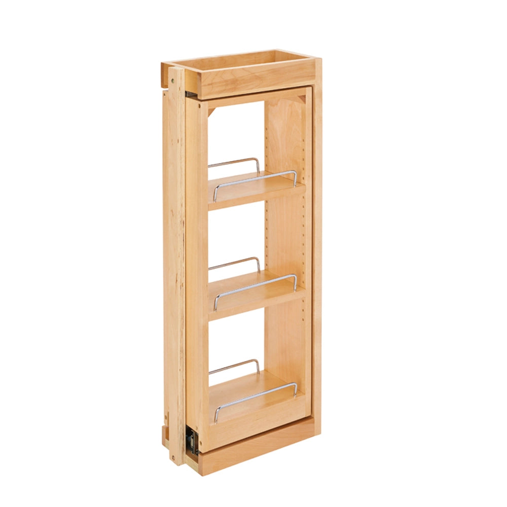 6 in. Wall Filler Pull-Out with Adjustable Shelves - 30 in. Height