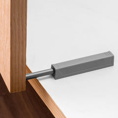 Gray Screw-Mount Adapter for Blum Tip-On Touch Latch