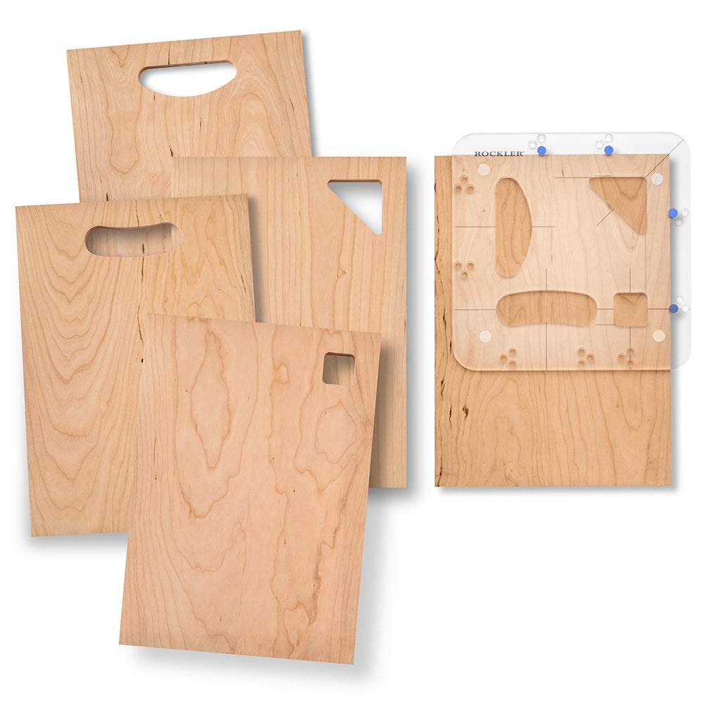 Rockler 4-in-1 Cutting Board Handle Routing Template