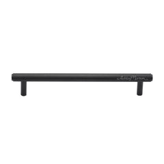 11-1/4''  Basel Knurled Cabinet Pull, Dark  Oil-Rubbed