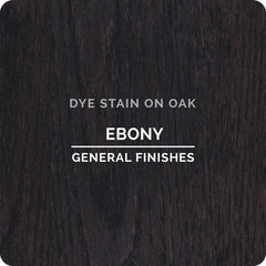 General Finishes Water Based Dye Stain, Ebony, Pint