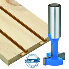 Rockler T-Slatwall Cutter Router Bit - 1-1/16" Dia x 13/16" H x 1/2" Shank